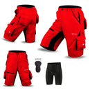 MTB Shorts with Padded Liner - Spruce Sports