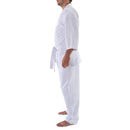 Taekwondo Uniforms White PolyCotton Martial Art 8oz Gi with belt - Spruce Sports