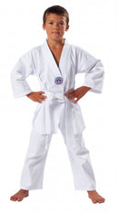 Taekwondo Uniforms White PolyCotton Martial Art 8oz Gi with belt - Spruce Sports