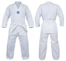 Taekwondo Uniforms White PolyCotton Martial Art 8oz Gi with belt - Spruce Sports