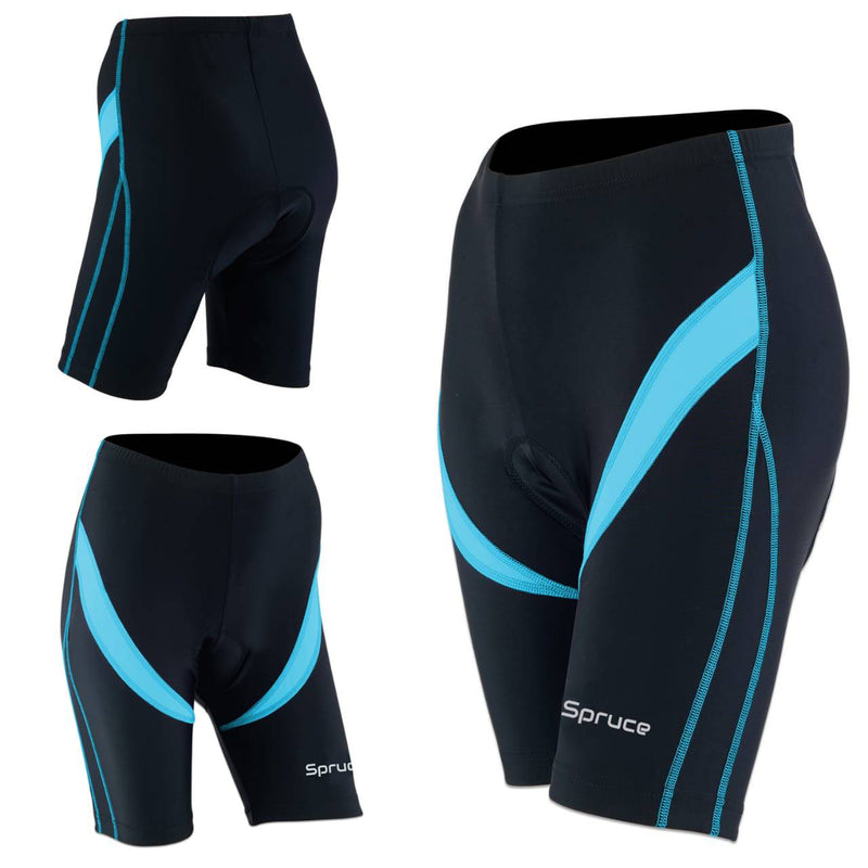 Women Cycling Gel Padded Shorts - Spruce Sports