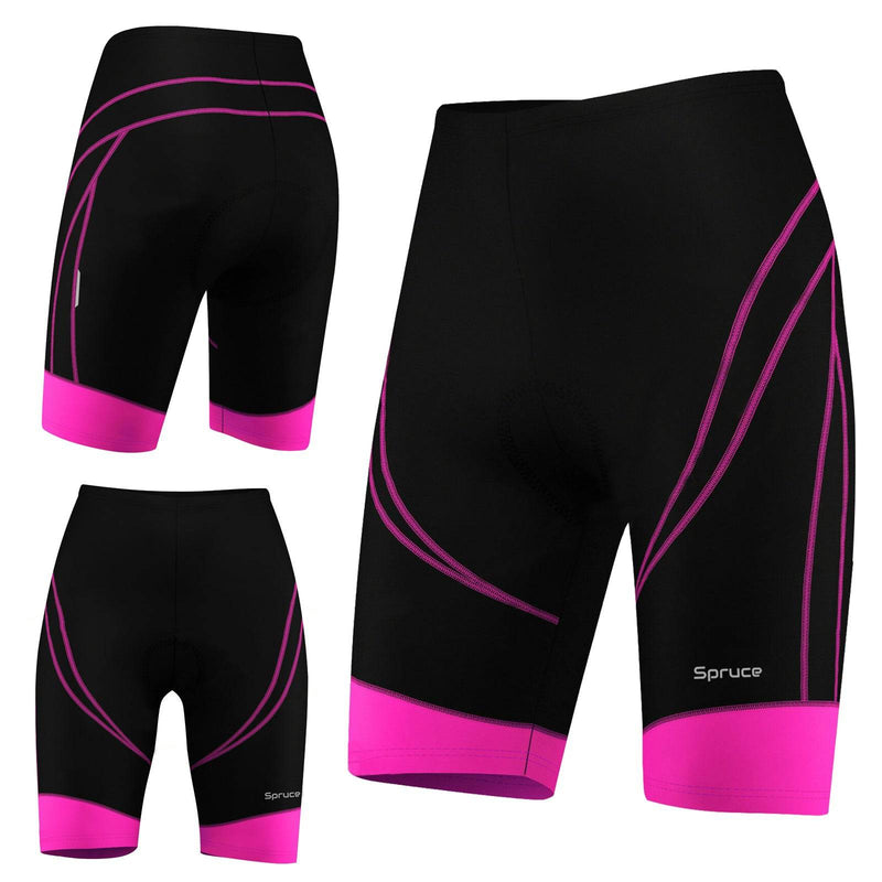 Women Cycling Gel Padded Shorts - Spruce Sports