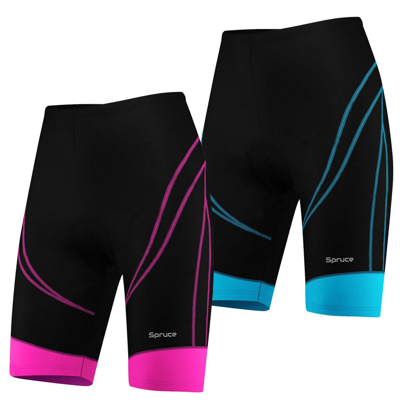 Women Cycling Gel Padded Shorts - Spruce Sports